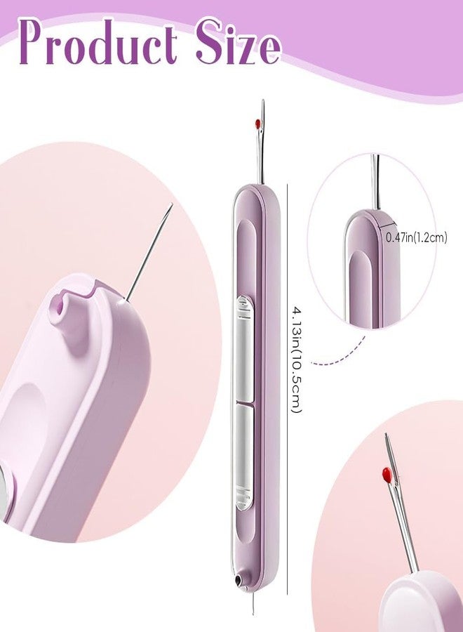 ABSTER 2 in 1 Automatic Threader & Seam Ripper Dual Head Retractable Needle Threader Stainless Steel Stitch Remover Sewing Needle for Hand Sewing,Embroidery,and Crafts - Image 2